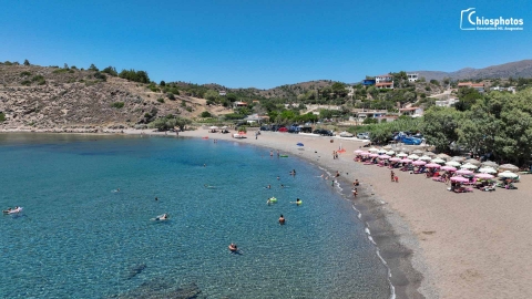 Παραλία Λευκάθια Βολισσός Χίος